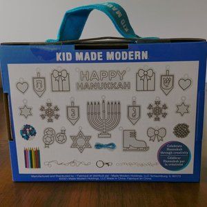 NEW! Kid Made Modern Hanukkah Shrink Art Jewelry Kit (Crafts/Kids/NWT)